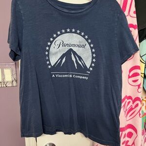 Blue Paramount Logo T-Shirt